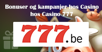 Bonuser og kampanjer hos Casino 777