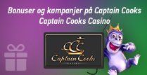 Bonuser og kampanjer på Captain Cooks Casino