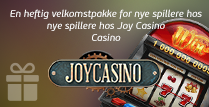 En heftig velkomstpakke for nye spillere hos Joy Casino