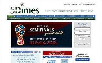 Screenshot 1 5Dimes Casino