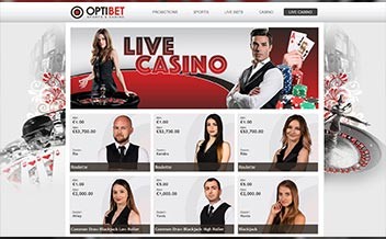 Screenshot 1 OptiBet Casino